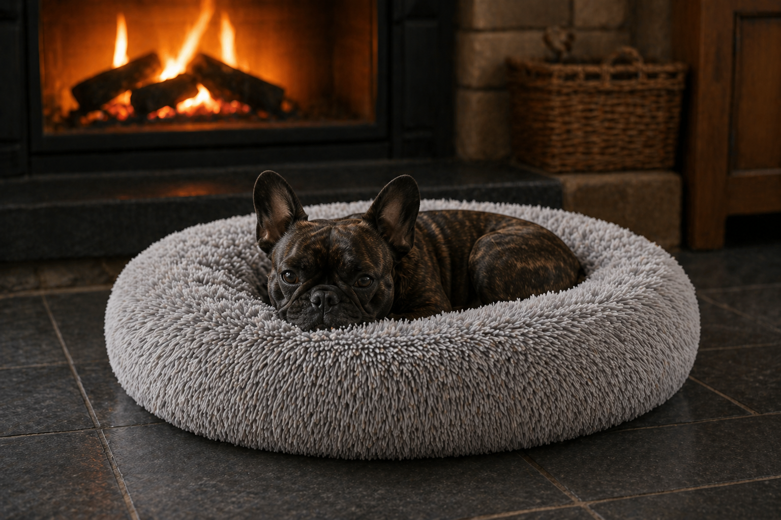 The PlushHaven™ Anti-Stress Dog Bed