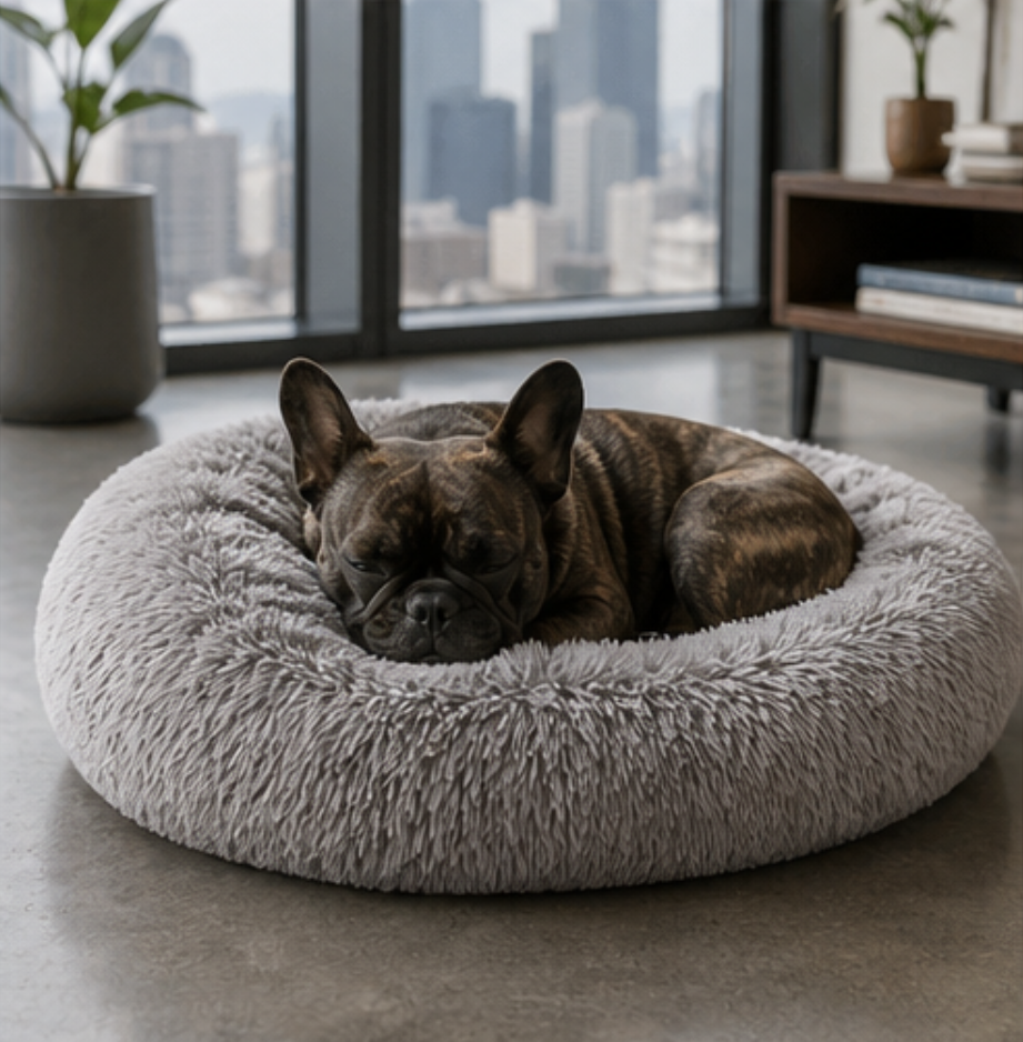 The PlushHaven™ Anti-Stress Dog Bed